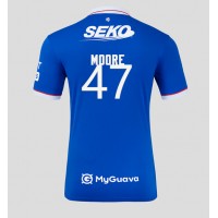 Dres Rangers Mikey Moore #47 Domáci 2025-26 Krátky Rukáv